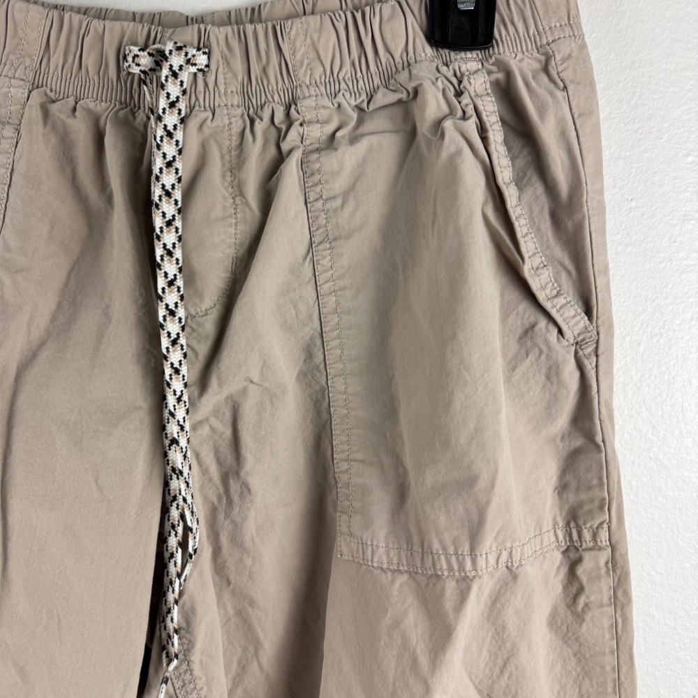 AERIE Womens elastic‎ pullon wide leg trendy cargo pants tan/sand - XS